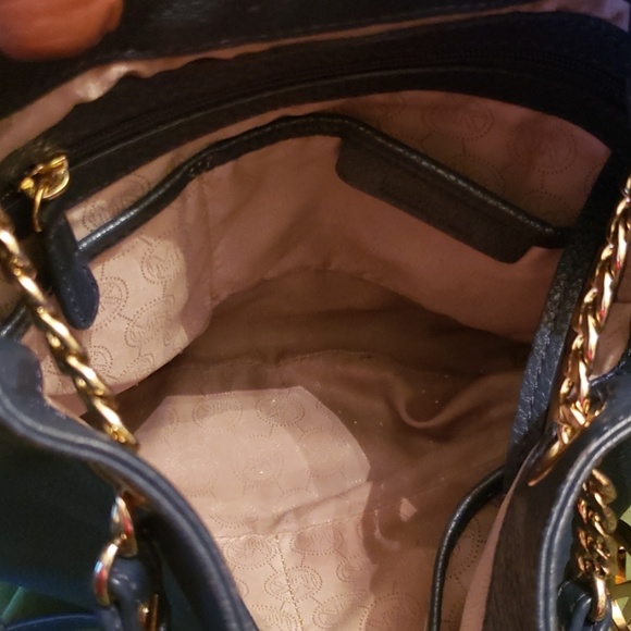 Michael Kors blue leather bag - Picture 5 of 5